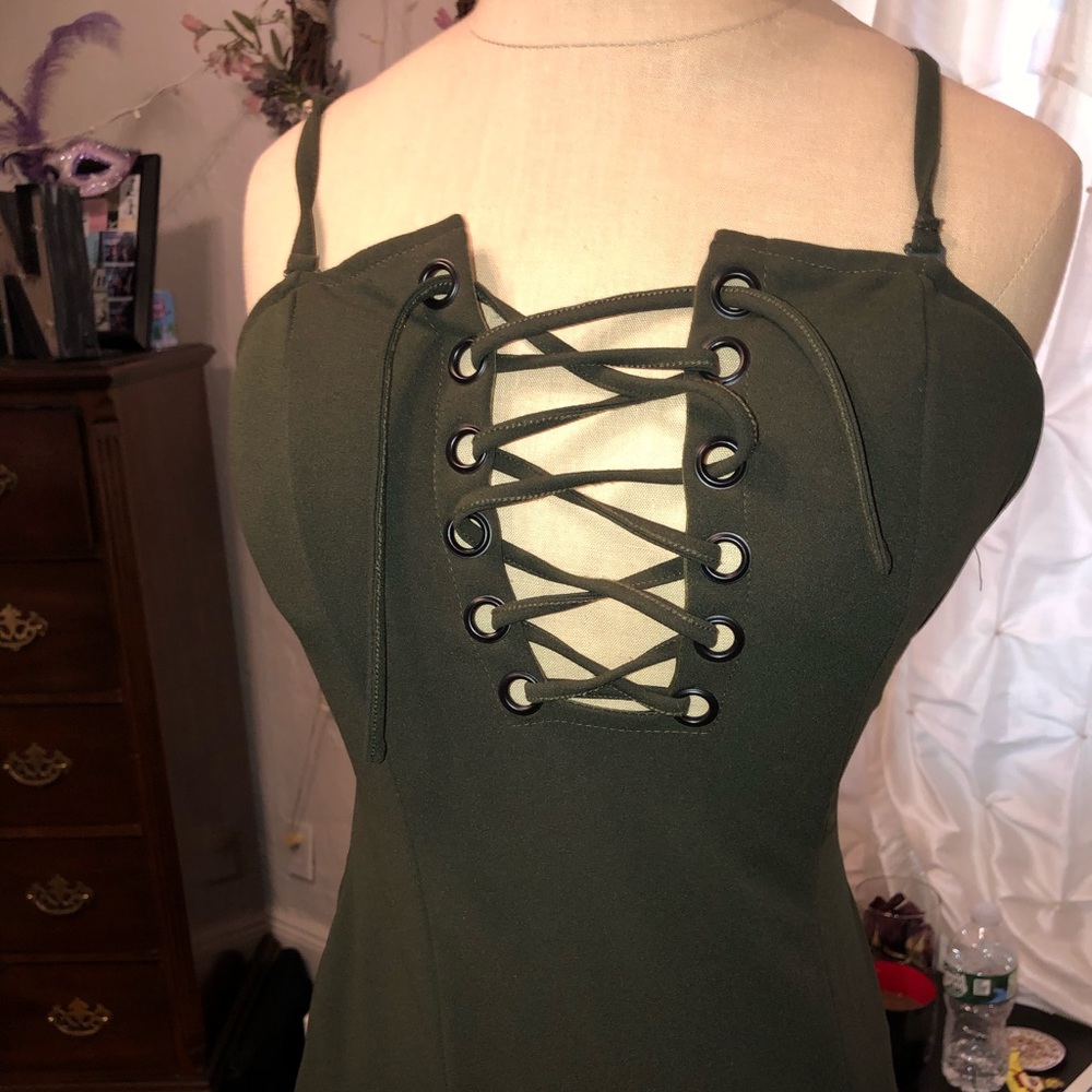 Army Green dress